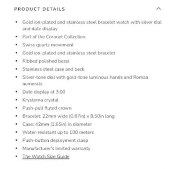 NWT-Stuhrling Original Men's Coronet Watch - Picture 4 of 4